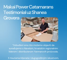 Shane Grover, tehnički direktor Makai Yachts