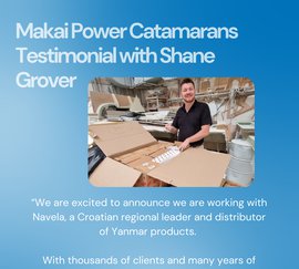 Shane Grover, technical director Makai Yachts